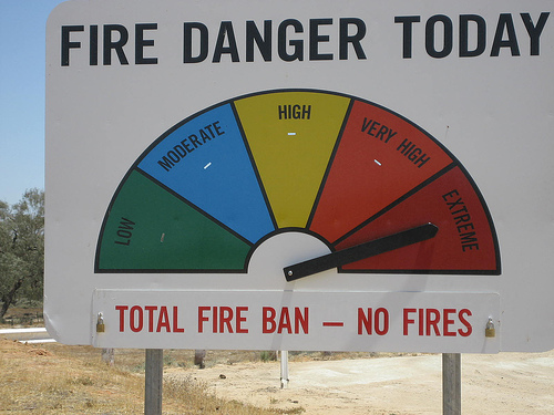 Extreme fire danger