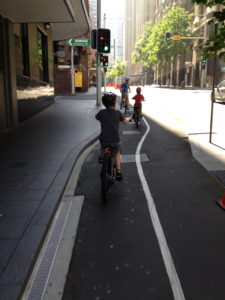 Cycling on Sydney's bike paths